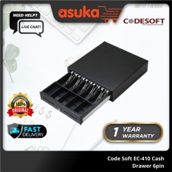 Code Soft EC-410 Cash Drawer 6pin