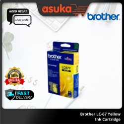 Brother LC-67 Yellow Ink Cartridge