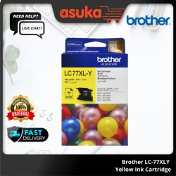Brother LC-77XLY Yellow Ink Cartridge