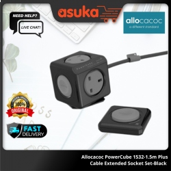 Allocacoc PowerCube Original USB 7200 Cobalt Blue USB 4Gang Adapter