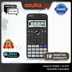 Casio fx-570EX Scientific Calculator - Black