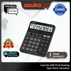 Casio DJ-120D PLUS Desktop Type Check Calculator