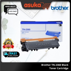 Brother TN-2360 Black Toner Cartridge (1,200 Pages)