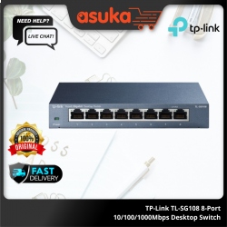 TP-Link TL-SG108 8-Port 10/100/1000Mbps Desktop Switch