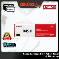 Canon Cartridge 045H Yellow Toner (2200 pages)