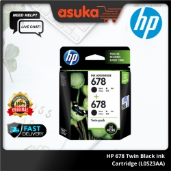HP 678 Twin Black ink Cartridge (L0S23AA)