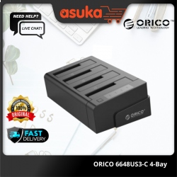 ORICO 6648US3-C 4-Bay 2.5& 3.5 HDD Docking Station (1 yrs Limited Hardware Warranty)