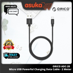 ORICO ADC-20 Micro USB Powerful Charging Data Cable - 2 Meter (3 Months Limited Hardware Warranty)