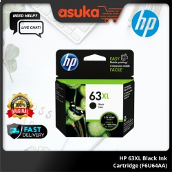 HP 63XL Black Ink Cartridge (F6U64AA)