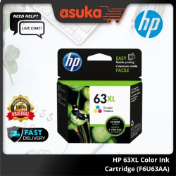 HP 63XL Color Ink Cartridge (F6U63AA)
