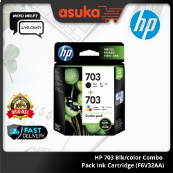 HP 703 Blk/color Combo Pack Ink Cartridge (F6V32AA)
