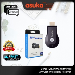 Ooree (OR-ANYASYT/M4Plus) AnyCast Wifi Display Receiver (1 yrs Limited Shop Warranty)