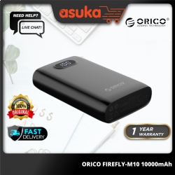 ORICO FIREFLY-M10 10000mAh Large-capacity Business Power Bank with Display Screen (1 Year Warranty)