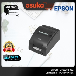 Epson TM-U220B-462 USB Receipt Dot Printer (Traditional Chinese,Grey)