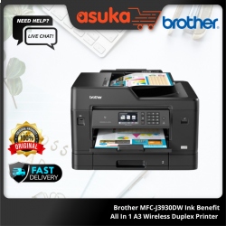 Brother MFC-J3930DW Ink Benefit All In 1 A3 Wireless Duplex Printer + Extra 250 sheets Tray