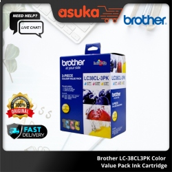 Brother LC-38CL3PK Color Value Pack Ink Cartridge