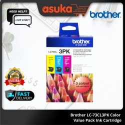 Brother LC-73CL3PK Color Value Pack Ink Cartridge