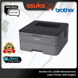 Brother HL-L2320D Monochrome Laser Printer with Duplex