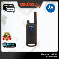 Motorola TLKR T82 Walkie Talkie-Up to 8channel (1 yrs Limited Hardware Warranty/Adapter,Battery 3 month Limited Hardware Warranty)
