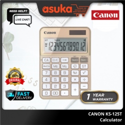 CANON KS-125T Calculator - Gold