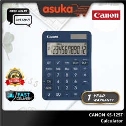 CANON KS-125T Calculator - Blue
