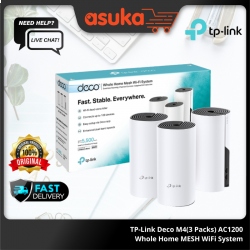 TP-Link Deco M4(3 Packs) AC1200 Whole Home MESH WiFi System