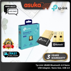 Tp-Link UB400 Bluetooth 4.0 Nano USB Adapter, Nano Size, USB 2.0