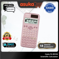 Casio FX-991EX-PK Scientific Calculator - Pink Limited Edition