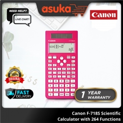 Canon F-718SGA Scientific Calculator with 264 Functions - PINK