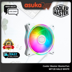 Cooler Master MasterFan MF120 HALO WHITE Edition Casing Fan