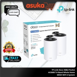 TP-Link Deco X68(2 Packs) AX3600 Tri-Band Whole Home MESH WiFi 6 System