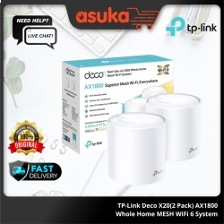 TP-Link Deco X20(2 Pack) AX1800 Whole Home MESH WiFi 6 System