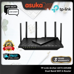 TP-Link Archer AX72 AX5400 Dual Band WiFi 6 Router
