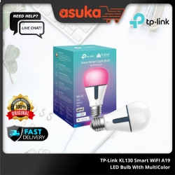 TP-Link KL130 Smart WiFI A19 LED Bulb WIth MultiColor