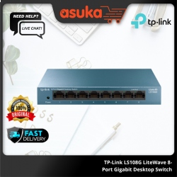 TP-Link LS108G LiteWave 8-Port Gigabit Desktop Switch
