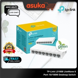 TP-Link LS1008 LiteWave 8 Port 10/100M Desktop Switch