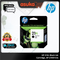 HP 21XL Black Ink Cartridge, AP (C9351CA)