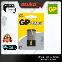 GP Supercell 9V Battery (GPPVCS9VS037)