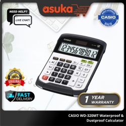 Casio WD-320MT Waterproof & Dustproof Calculator
