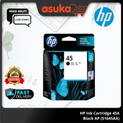 HP Ink Cartridge 45A Black AP (51645AA)