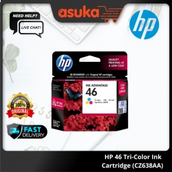 HP 46 Tri-Color Ink Cartridge (CZ638AA)