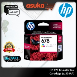 HP 678 Tri-color Ink Cartridge (cz108AA)