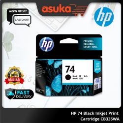 HP 74 Black Inkjet Print Cartridge CB335WA