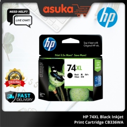 HP 74XL Black Inkjet Print Cartridge CB336WA