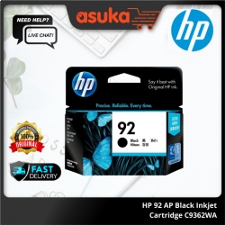 HP 92 AP Black Inkjet Cartridge C9362WA