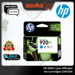 HP 920XL Cyan Officejet Ink Cartridges CD972AA