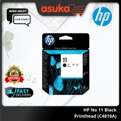 HP No 11 Black Printhead (C4810A)