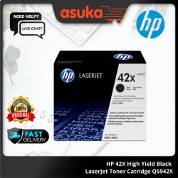 HP 42X High Yield Black Original LaserJet Toner Cartridge Q5942X