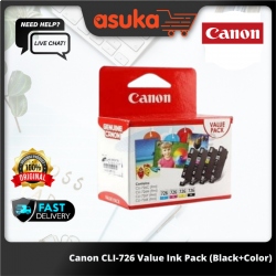 Canon CLI-726 Value Ink Pack (Black+Color)