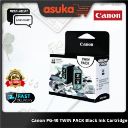 Canon PG-40 TWIN PACK Black Ink Cartridge